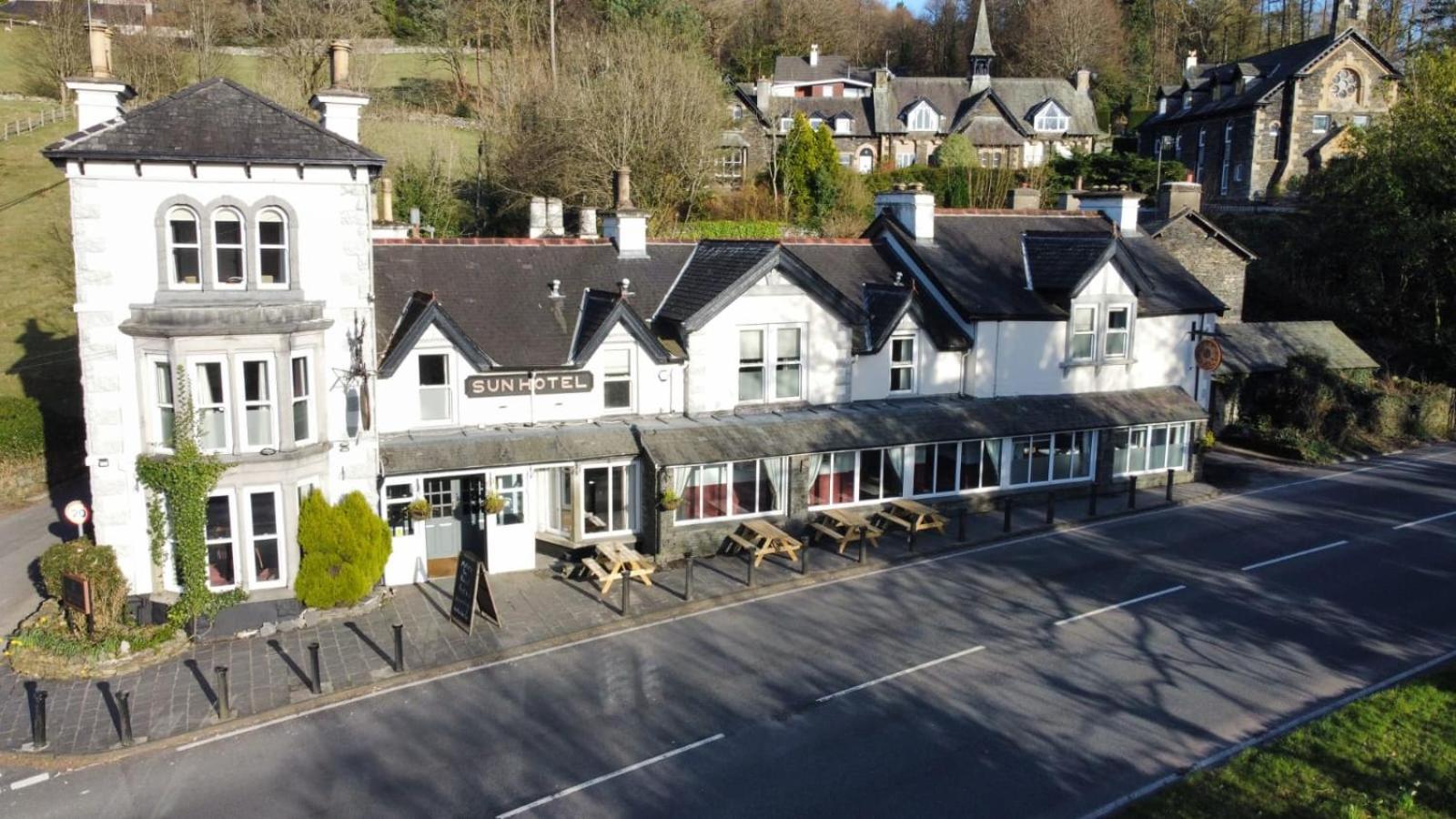 The Sun Inn Troutbeck Bridge Eksteriør bilde